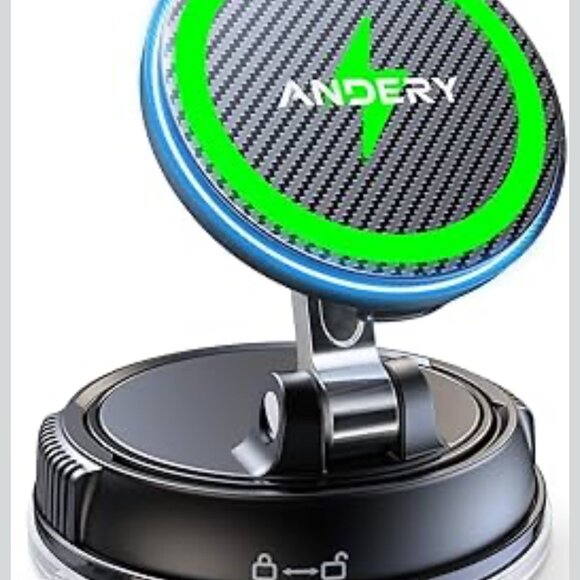 Only for iPhone Magsafe Car Mount Charger [15W Wireless Faster Charging, 78+LBS - Picture 2 of 8